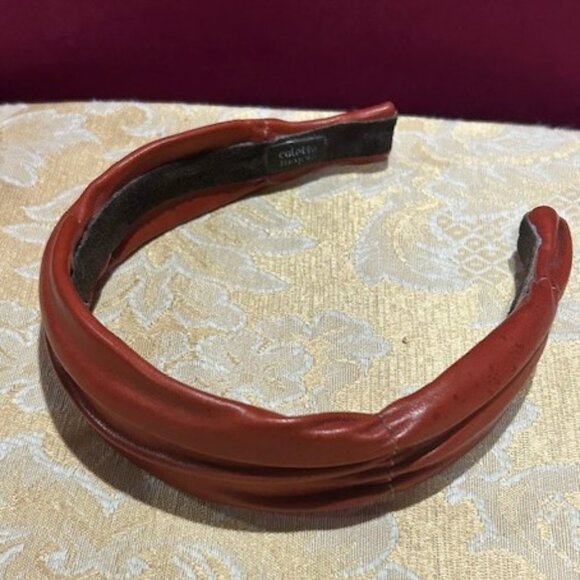 COLETTE MALOUF Soho NYC Designer Leather HEADBAND main image 4